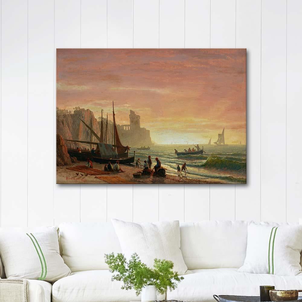 Albert Bierstadt The Fishing Fleet Art Print
