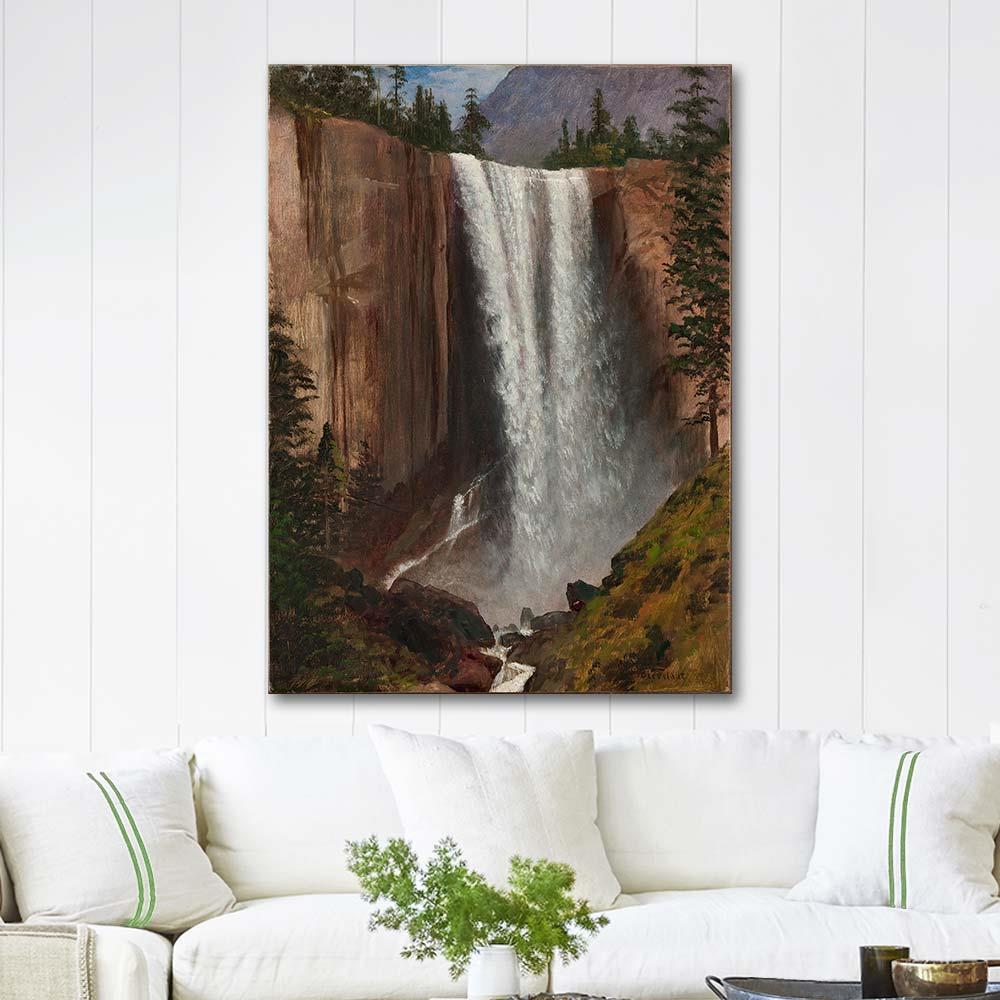Albert Bierstadt Vernal Fall Art Print
