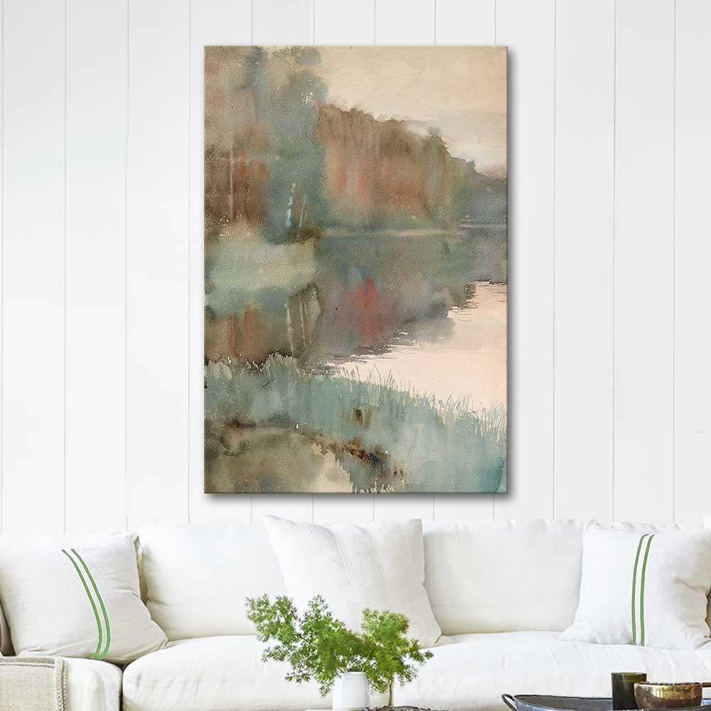 Albert Edelfelt Seashore at Haikko in Autumn Art Print