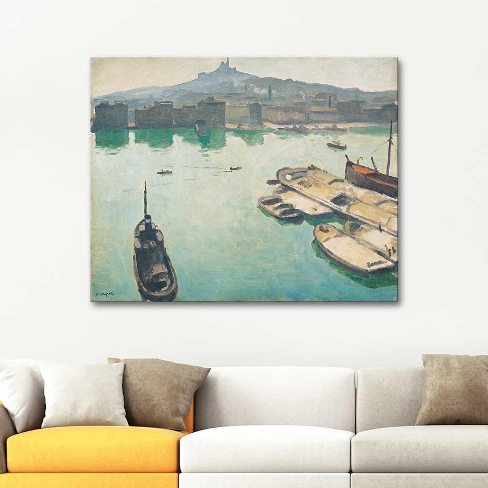 Albert Marquet Port of Marseilles Art Print