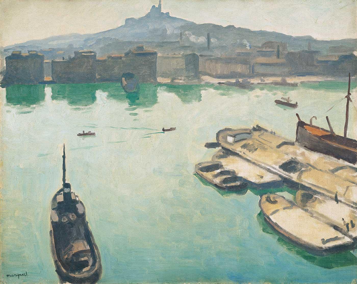 Albert Marquet Port of Marseilles Art Print