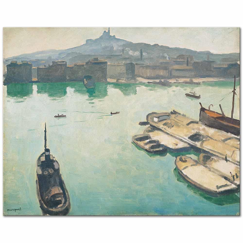 Albert Marquet Port of Marseilles Art Print