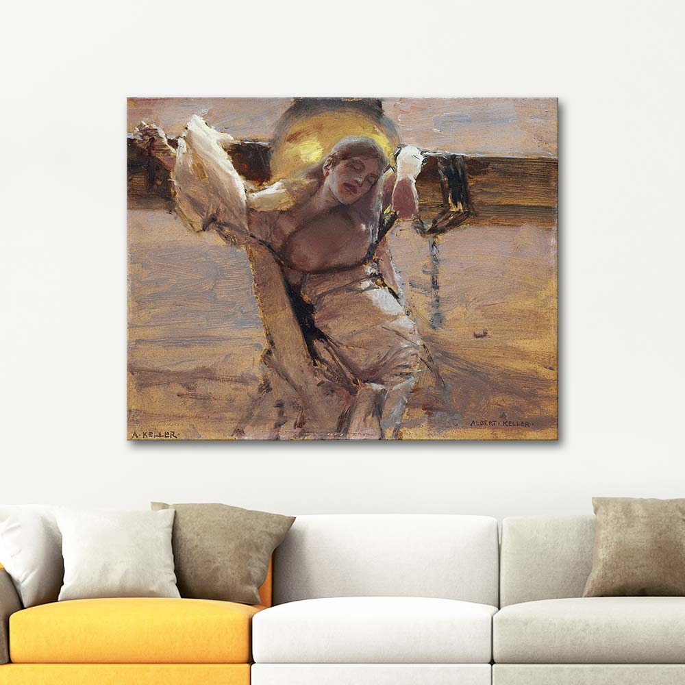 Albert von Keller The Martyr Art Print