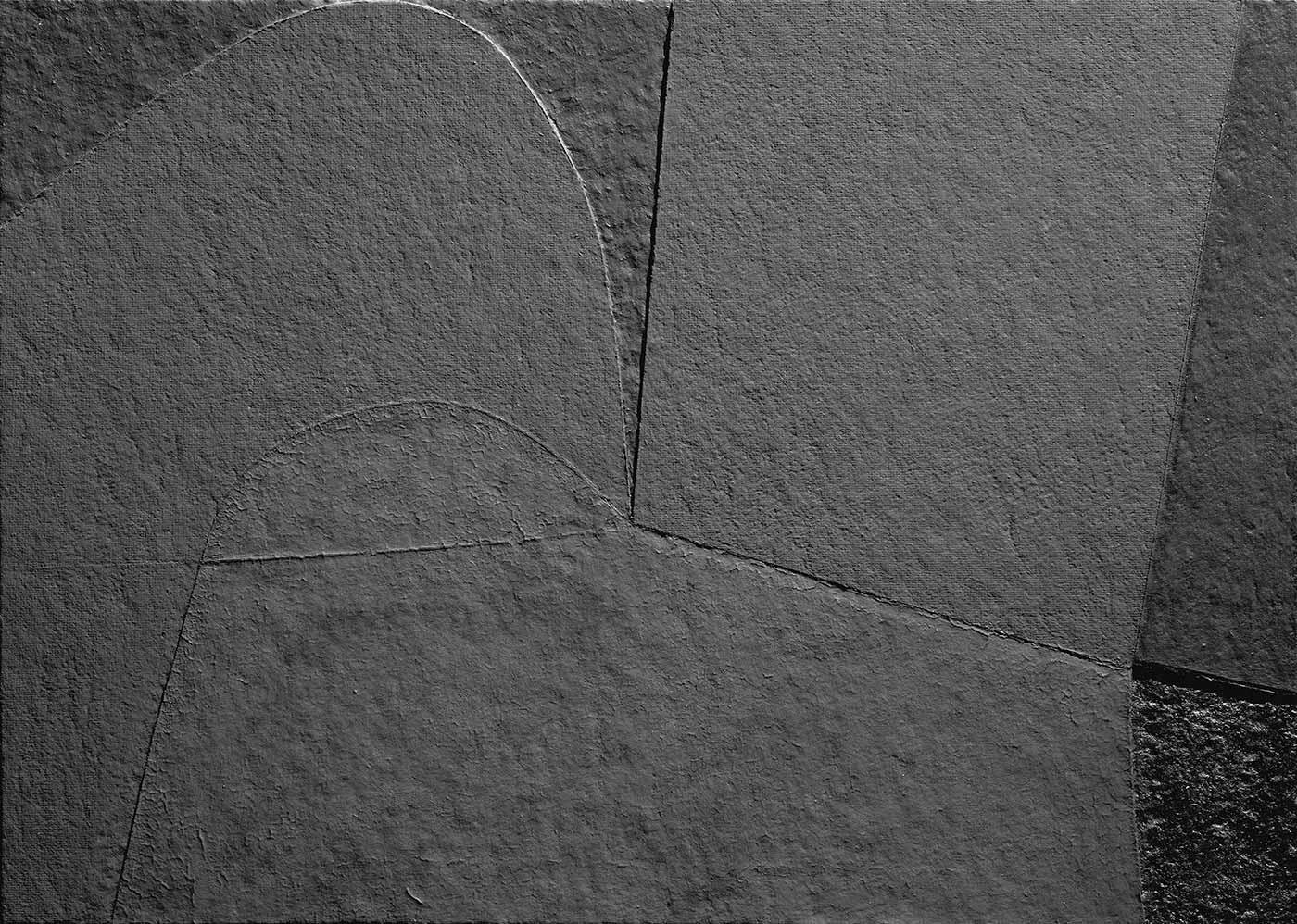 Nero Cellotex by Alberto Burri