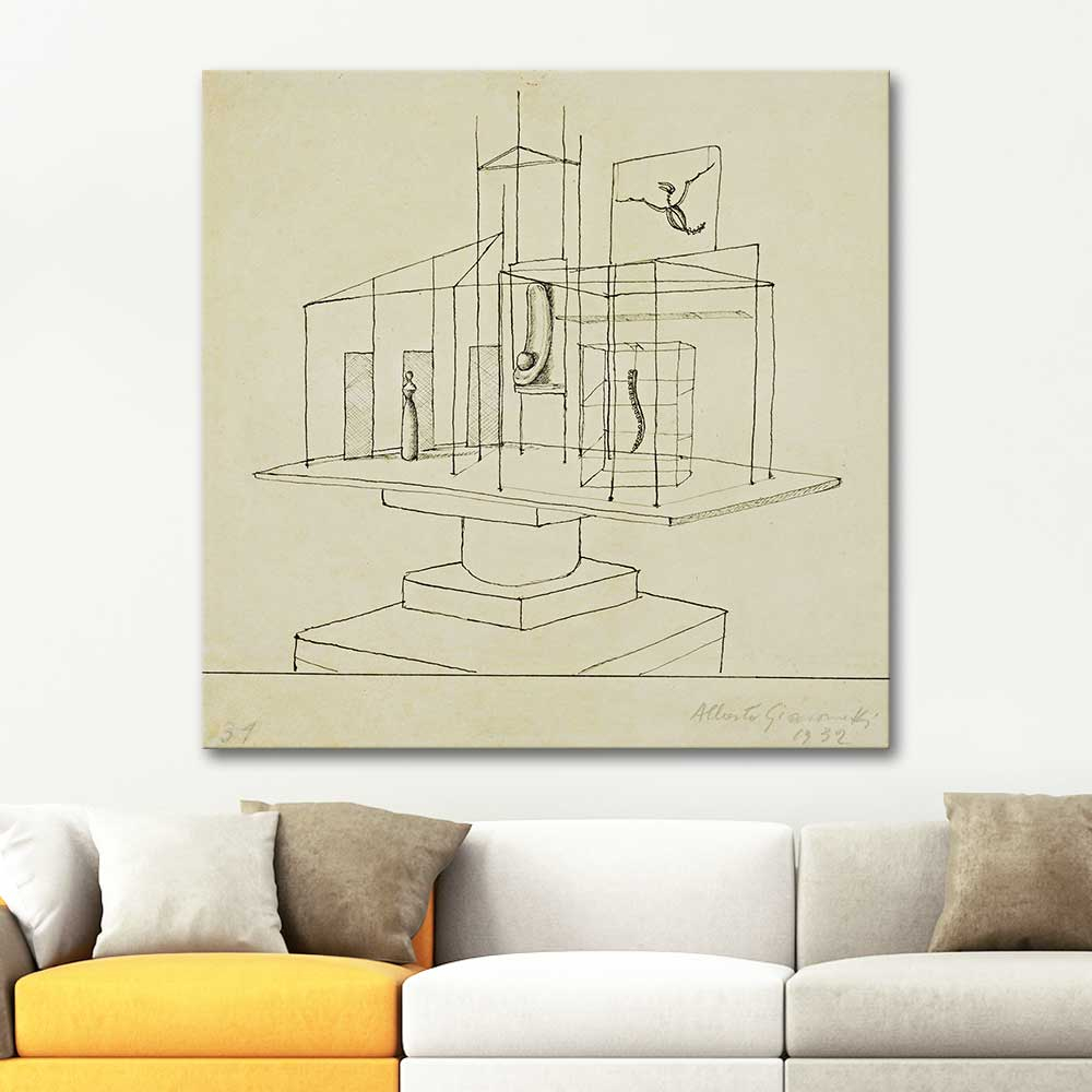 Alberto Giacometti Study for The Palace Art Print