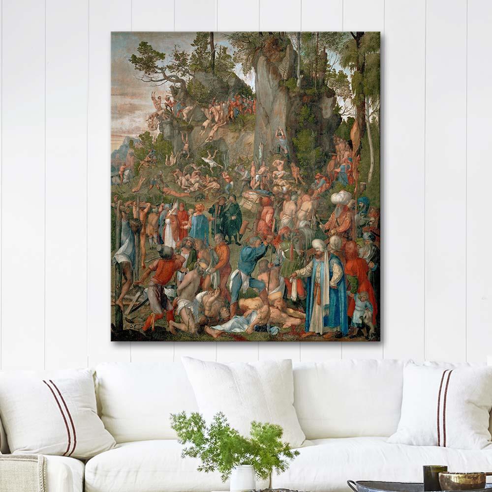 Albrecht Dürer Martyrdom of the Ten Thousand Christians Art Print