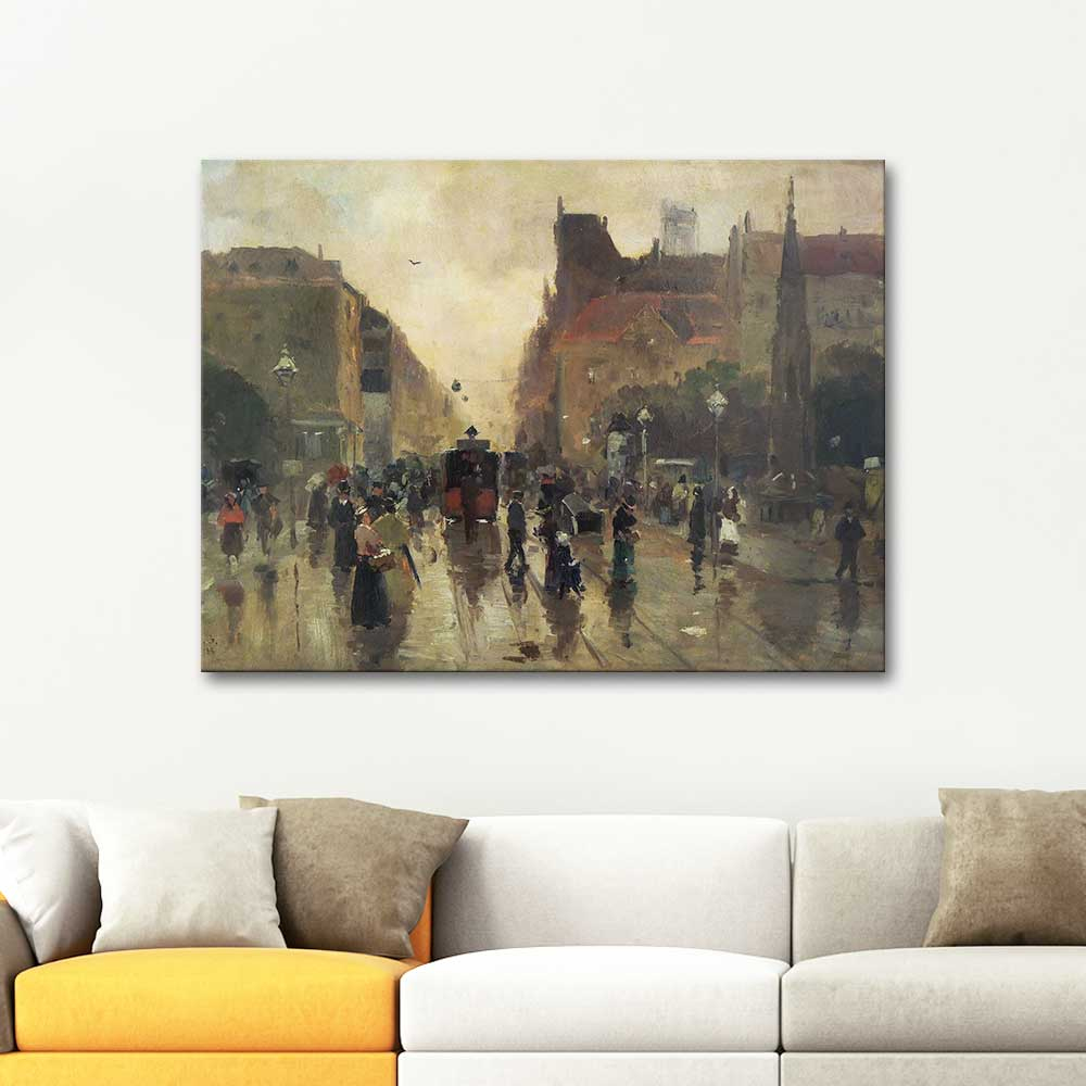 Aleksander Gierymski Part of a City Art Print