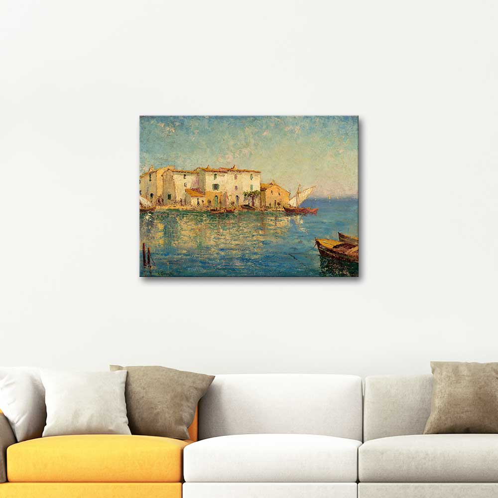 Aleksander Gierymski Venedik Manzarası Kanvas Tablo