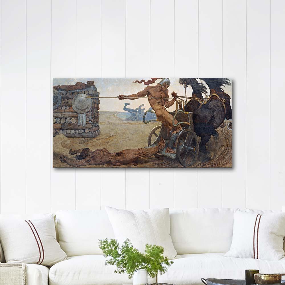 Alexander Rothaug Aşil Kanvas Tablo