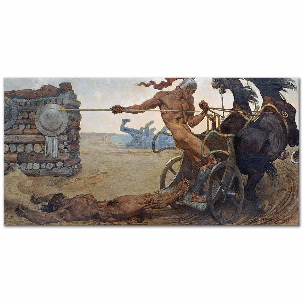 Alexander Rothaug Aşil Kanvas Tablo