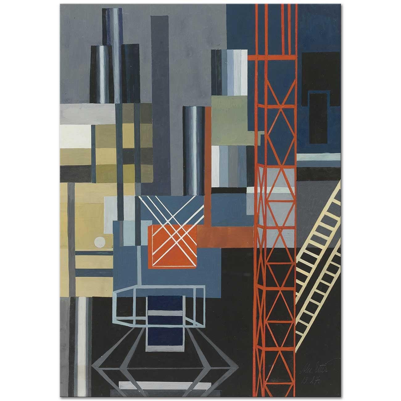 Constructivist Stage Design by Alexandra Exter