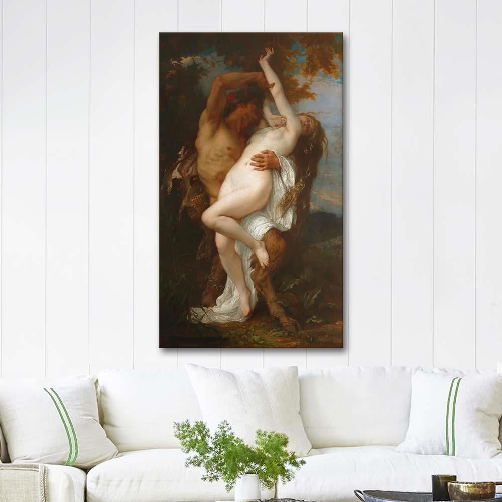 Alexandre Cabanel Nymph Abducted by a Faun Art Print