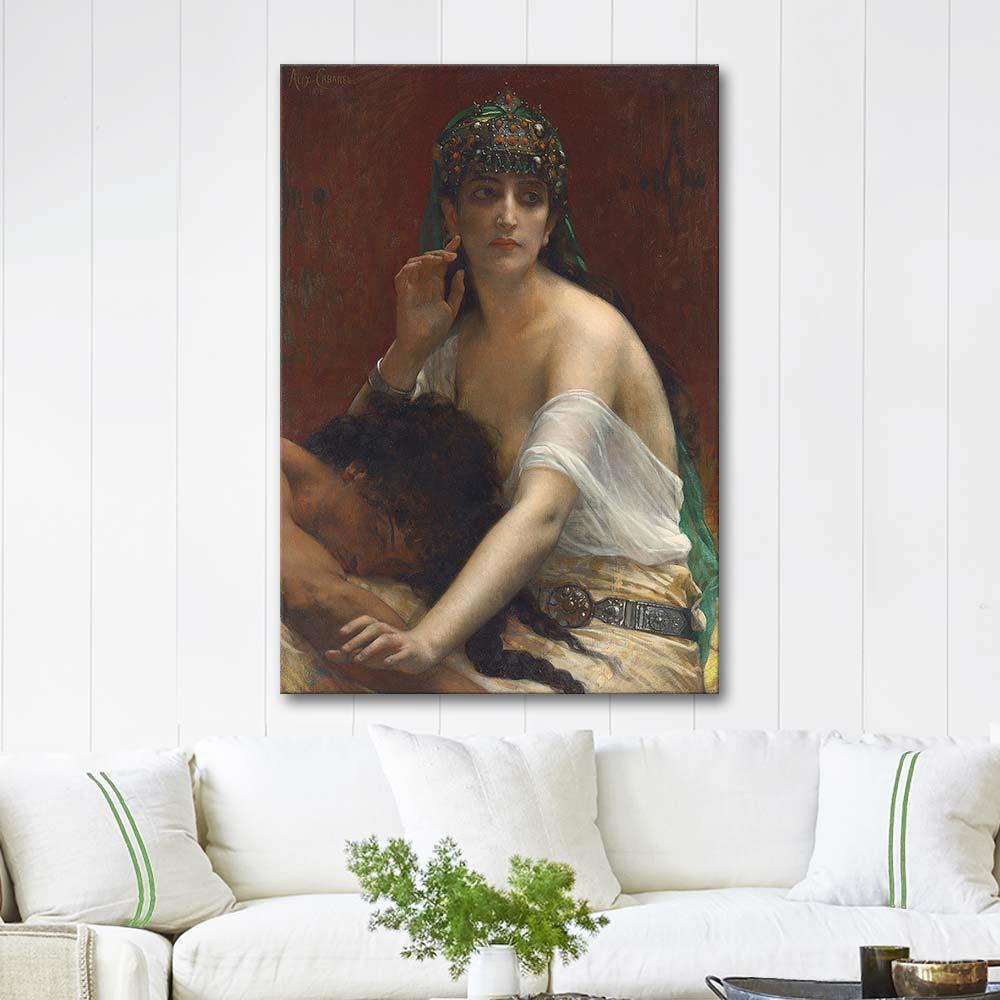 Alexandre Cabanel Samson And Delilah Art Print