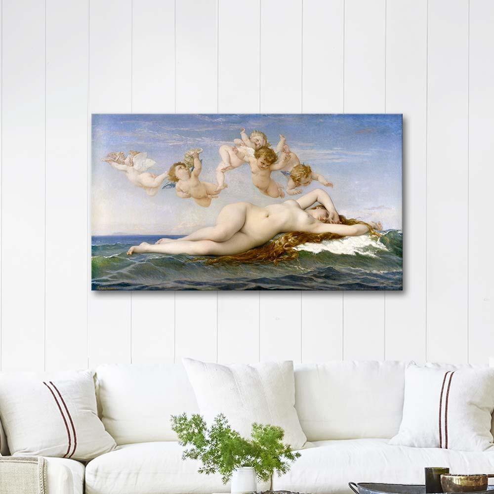 Alexandre Cabanel Venüs'ün Doğuşu Kanvas Tablo