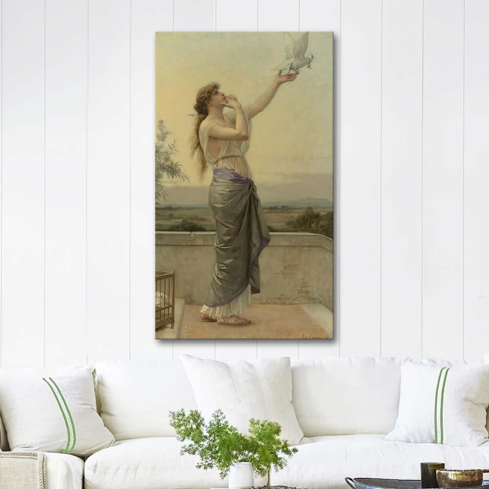 Alexandre Cabanel The Messenger of Love Art Print