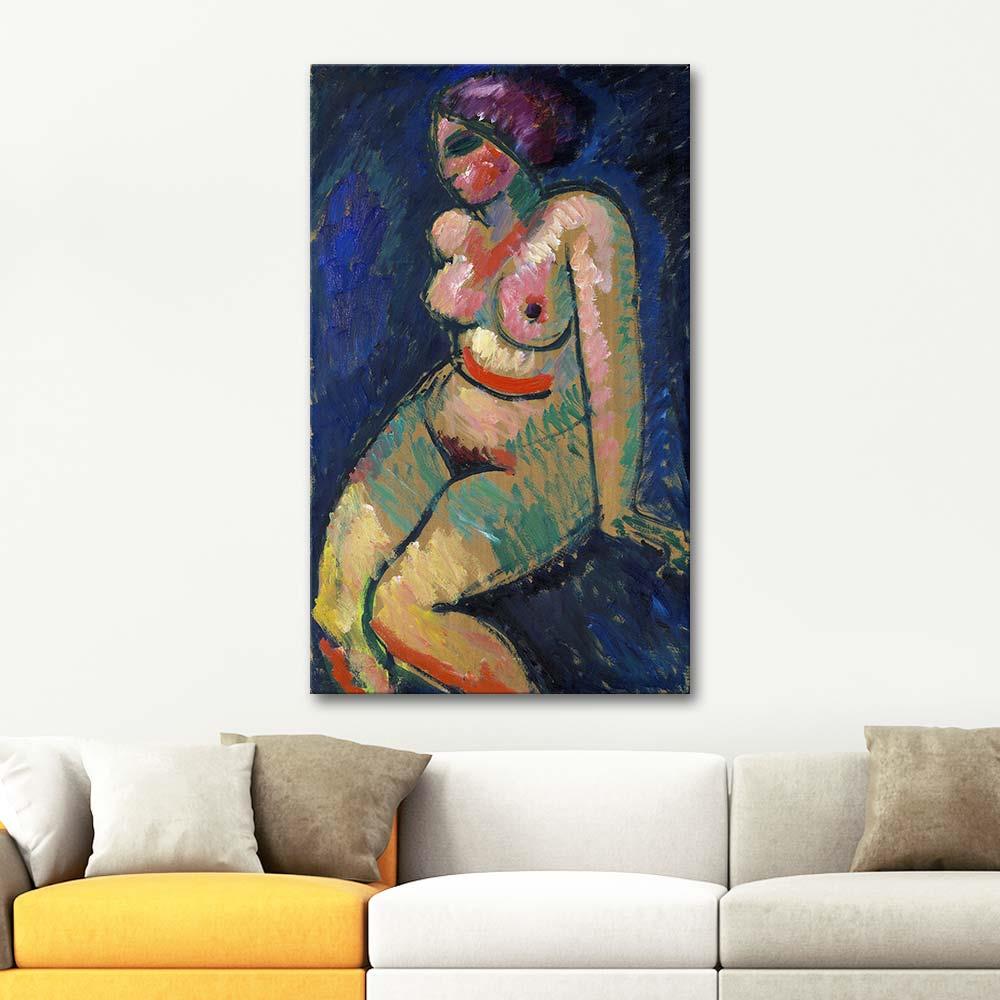 Alexej von Jawlensky Seated Female Nude Art Print