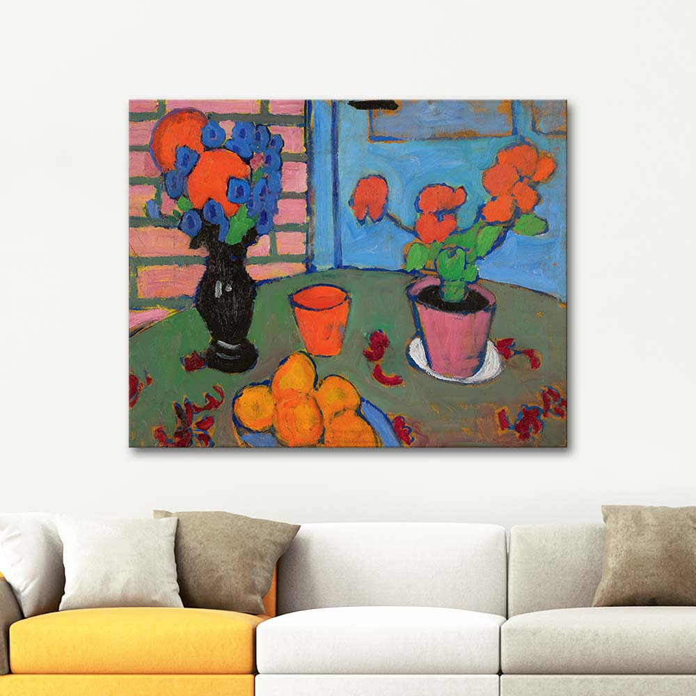 Alexej von Jawlensky Still Life With Flowers And Oranges Art Print