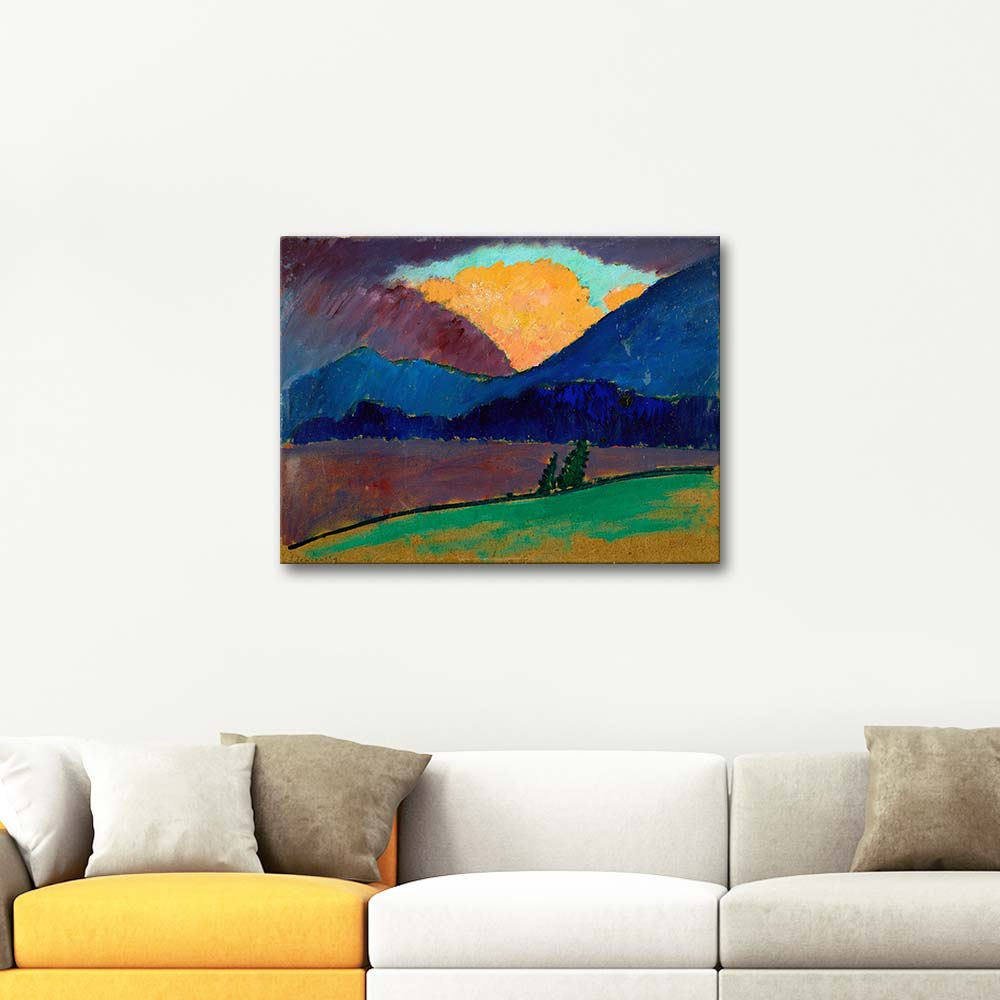 Alexej von Jawlensky Summer Evening In Murnau Art Print