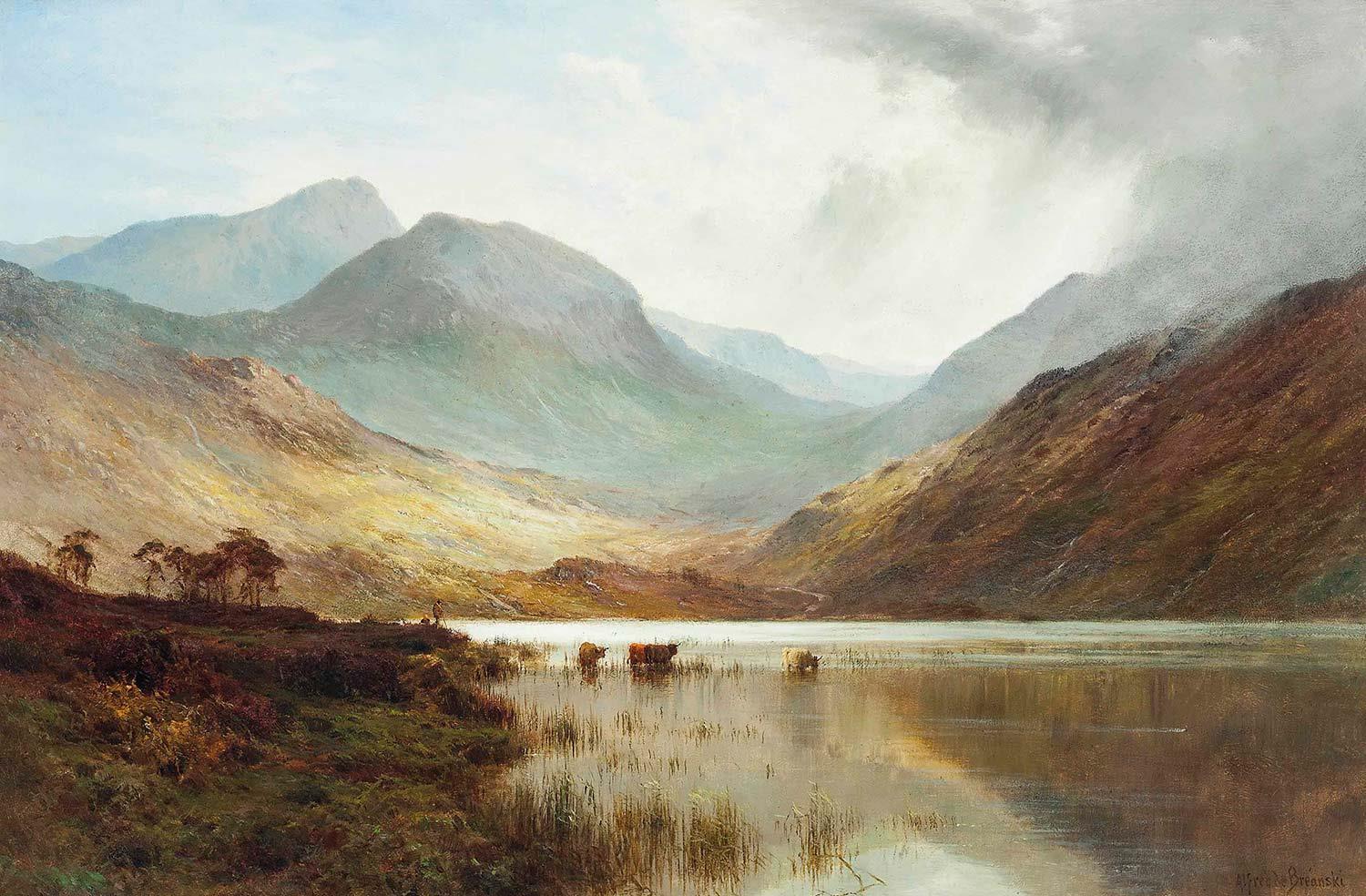 A Pertshire Valley by Alfred de Breanski