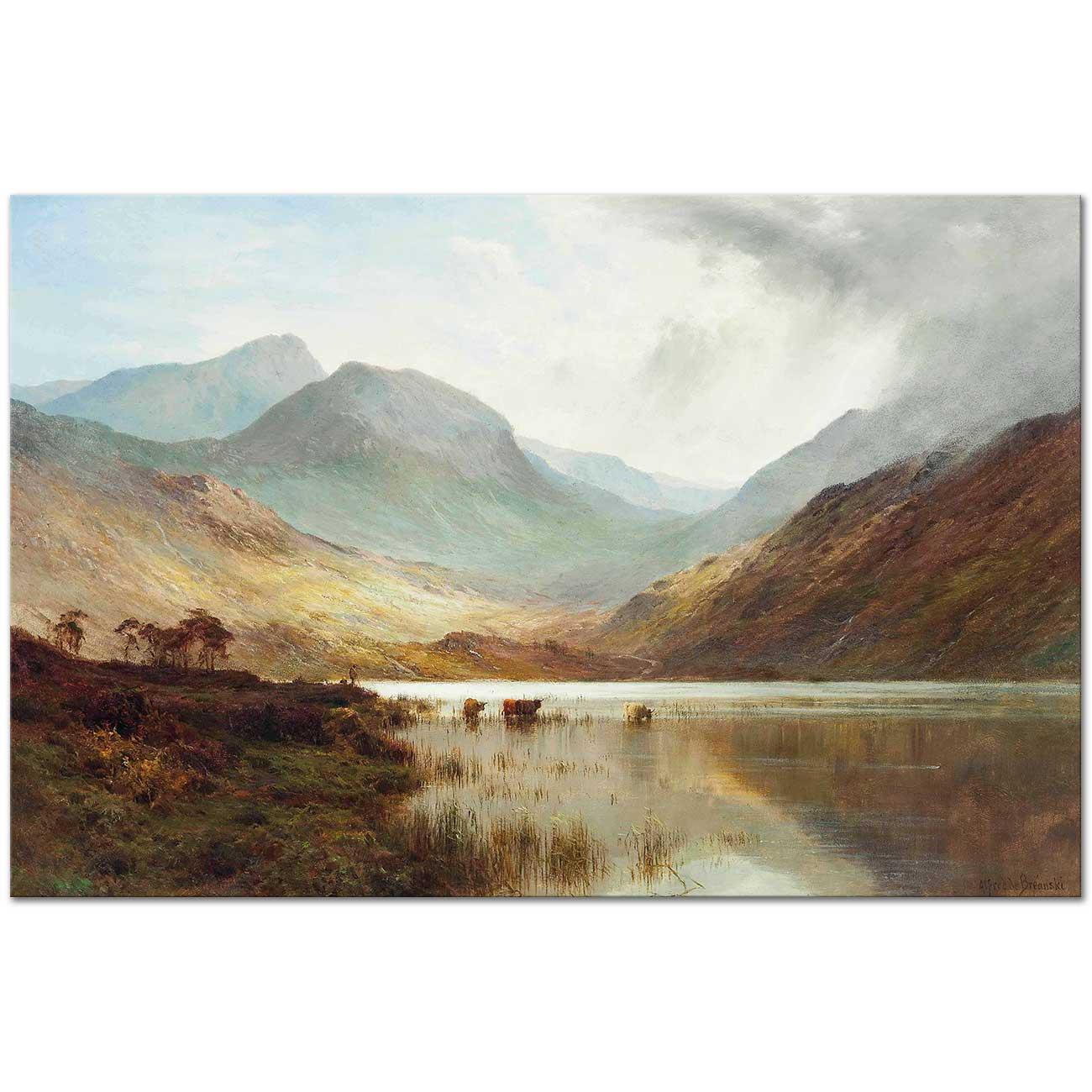 A Pertshire Valley by Alfred de Breanski