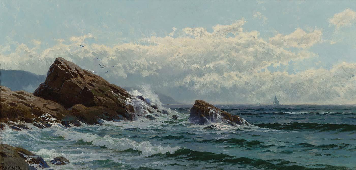 Crashing Waves by Alfred Thompson Bricher