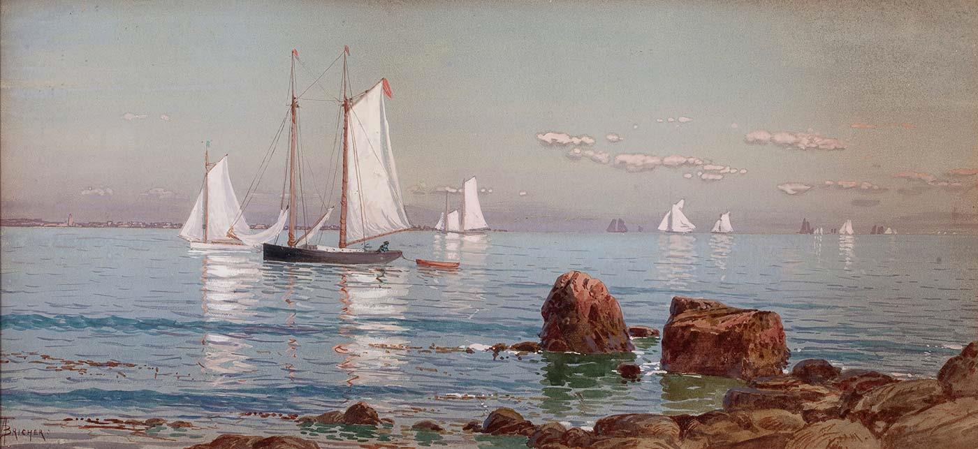 Alfred Thompson Bricher Narragansett Bay Art Print