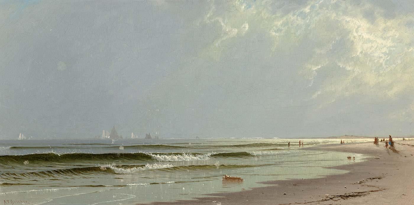 Alfred Thompson Bricher Newport Beach Art Print