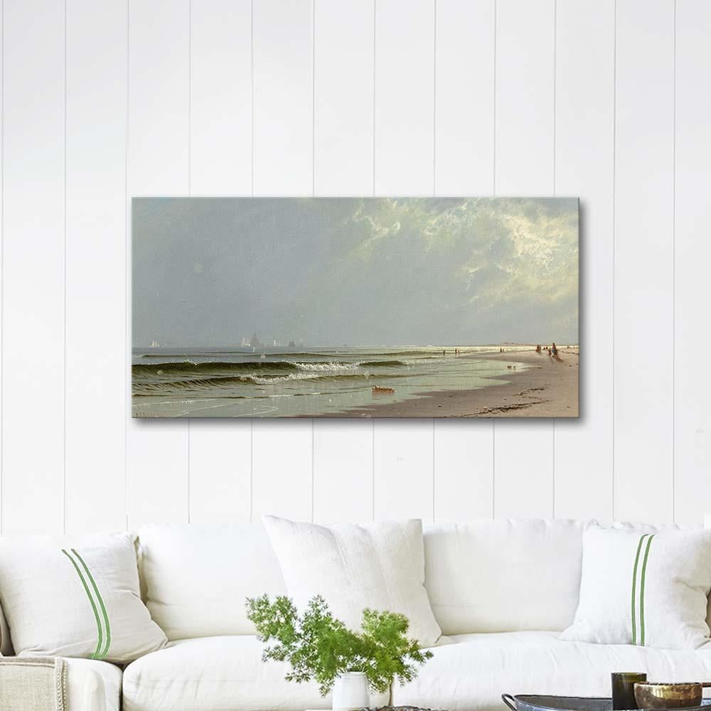 Alfred Thompson Bricher Newport Beach Art Print