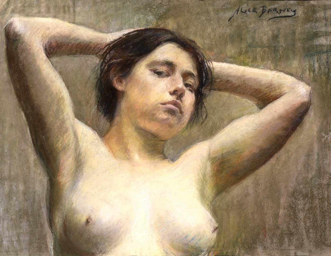 Alice Pike Barney In Pose Art Print