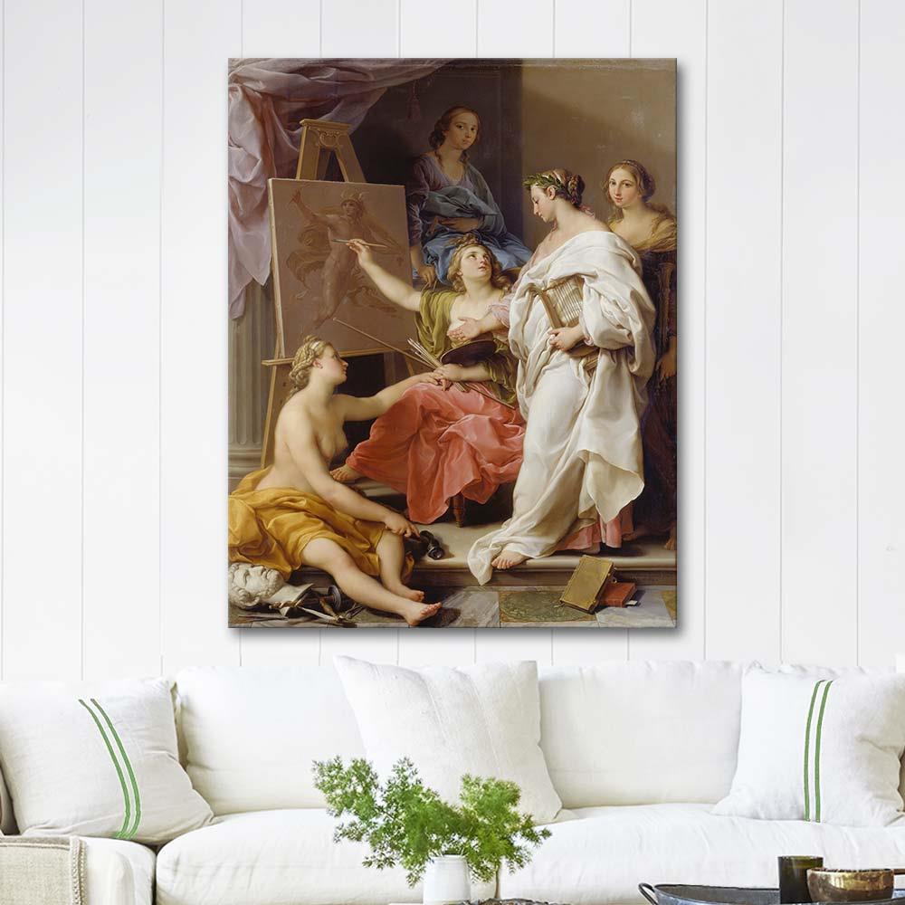 Allegory of the Arts by Pompeo Batoni as Art Print