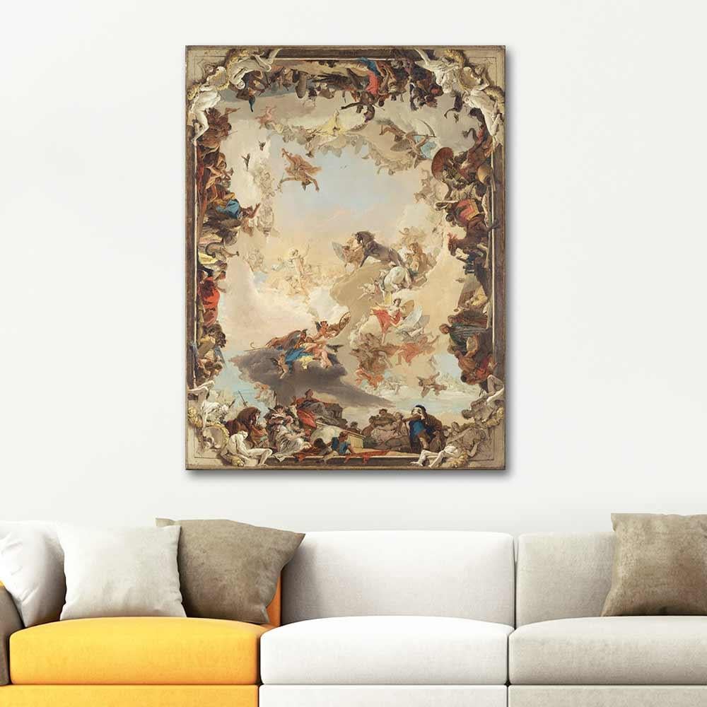 Allegory of the Planets and Continents by Giovanni Battista Tiepolo as Art Print