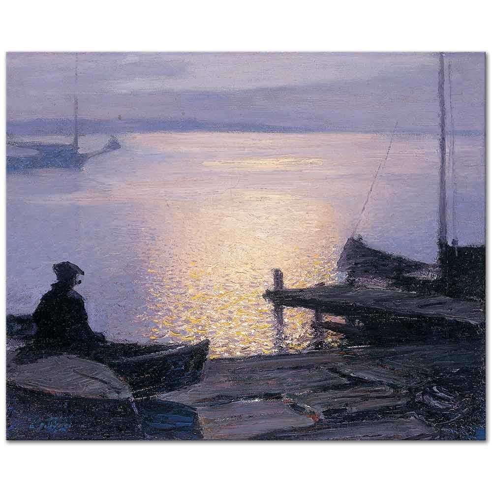 Along the Mystic River by Edward Henry Potthast as Art Print
