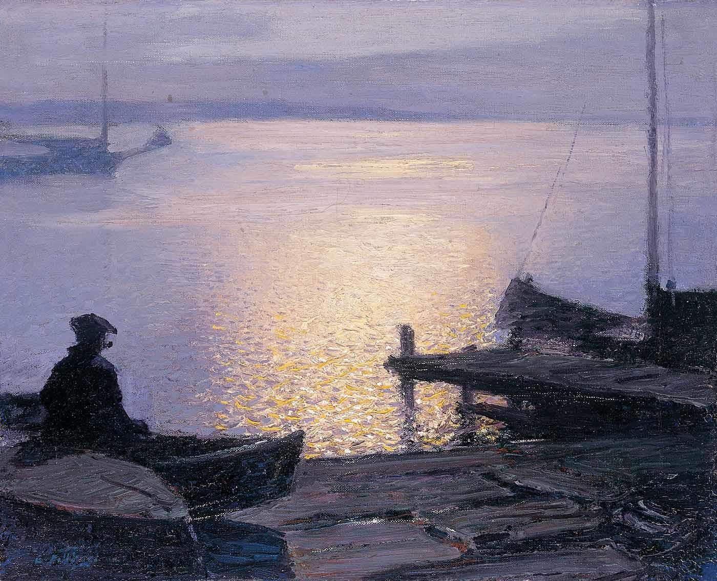 Along the Mystic River by Edward Henry Potthast