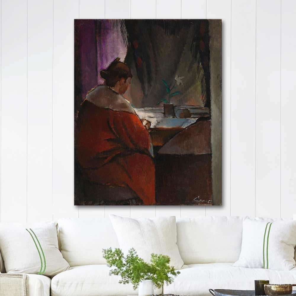 Alvar Cawen At the Window Art Print