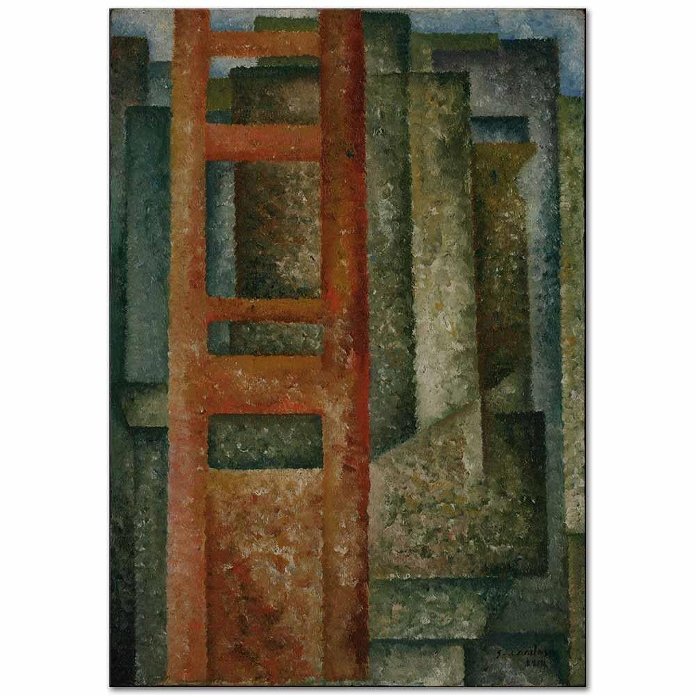 Amadeo de Souza Cardoso Pencereden Kanvas Tablo