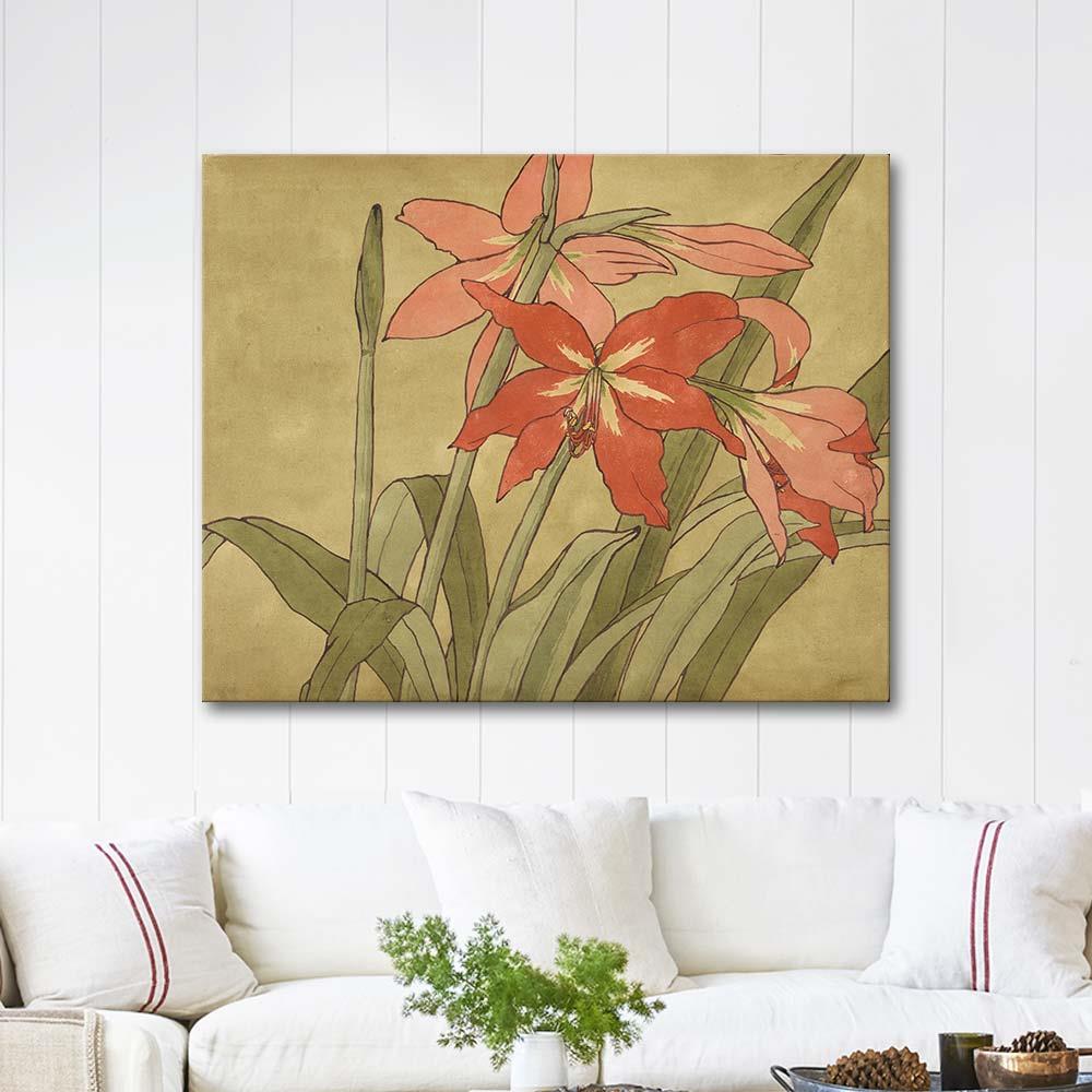 Hannah Borger Overbeck Amaryllis Kanvas Tablo