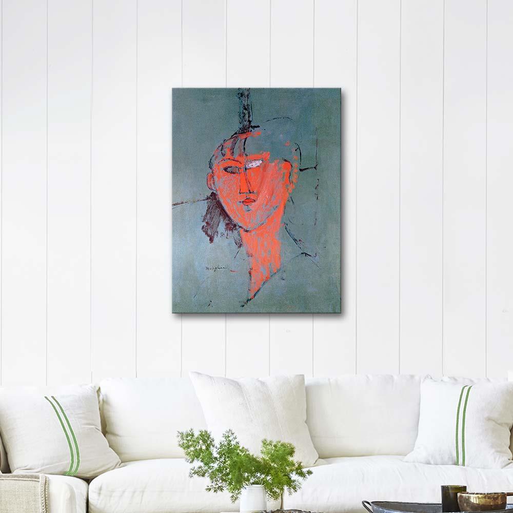 Amedeo Modigliani The Red Hair Art Print