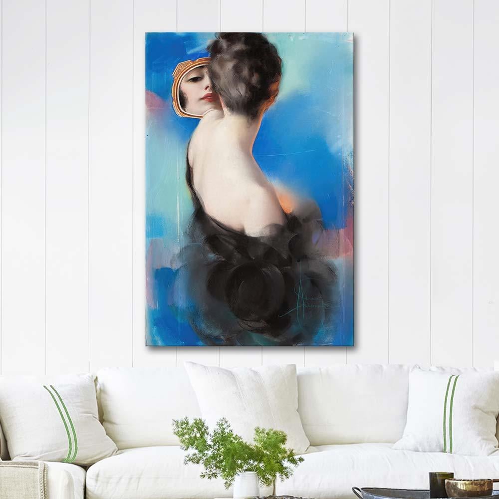 Rolf Armstrong Amerikan Hafta Sonu Kanvas Tablo