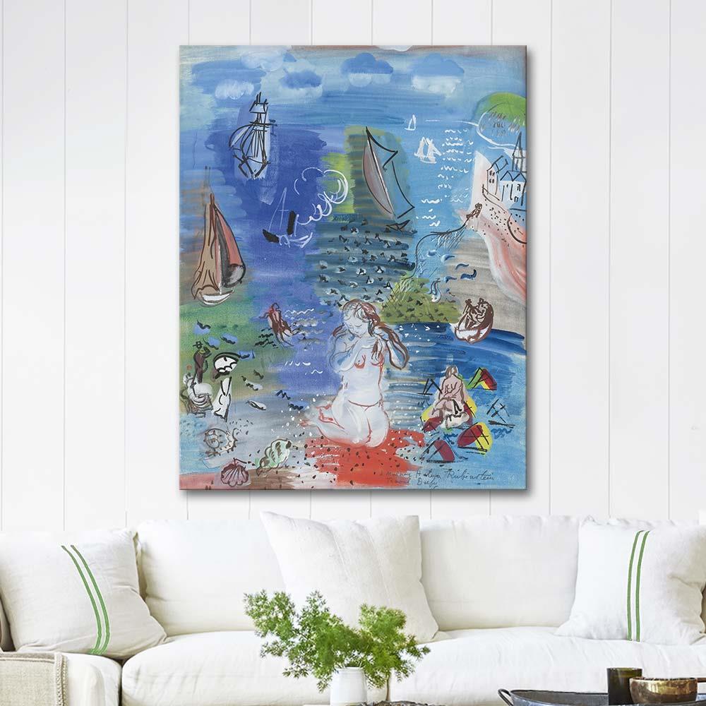 Amphitrite by Raoul Dufy as Art Print