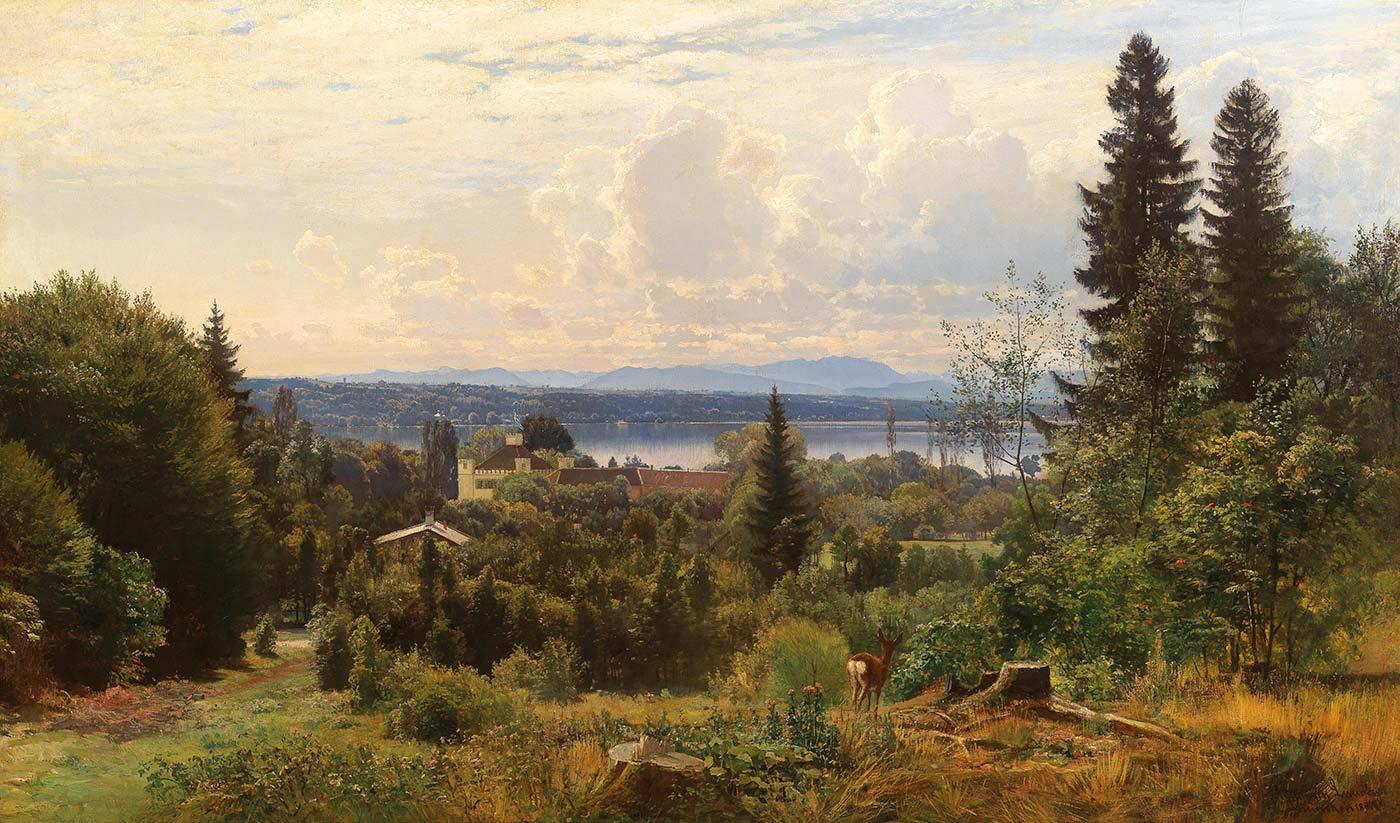 Summer’s Day On Lake Starnberg by Anders Andersen-Lundby