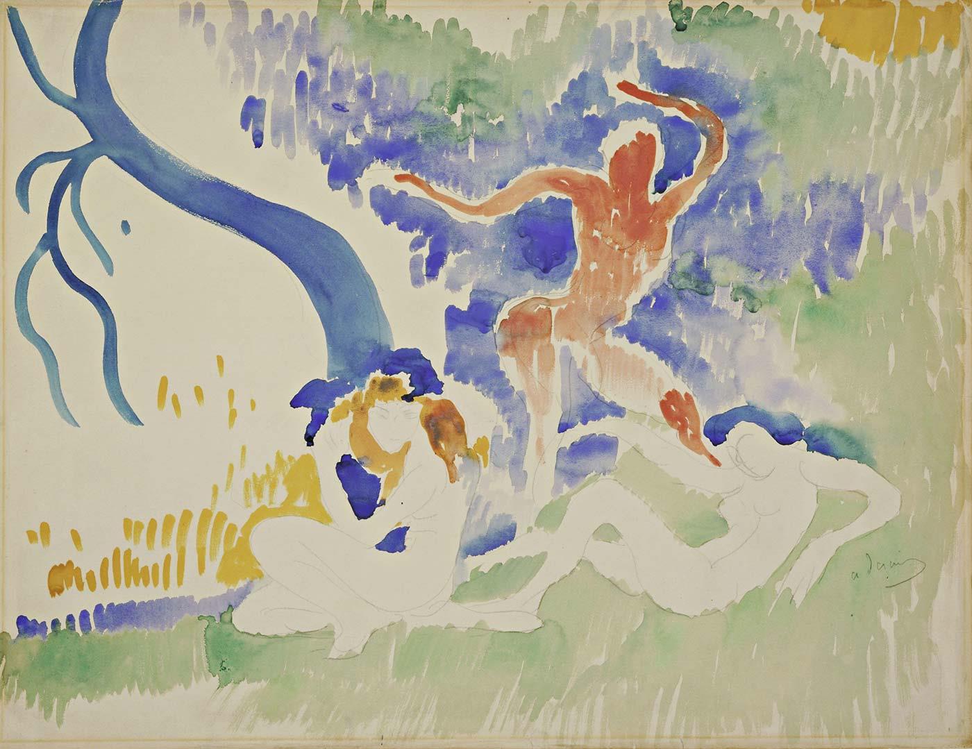 Andre Derain Bacchic Dance Art Print