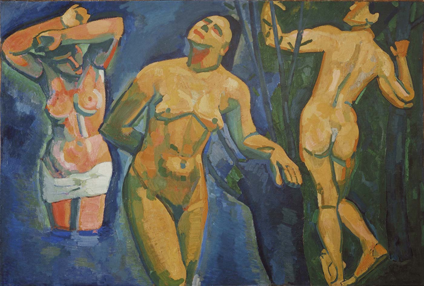Andre Derain Yıkananlar Kanvas Tablo