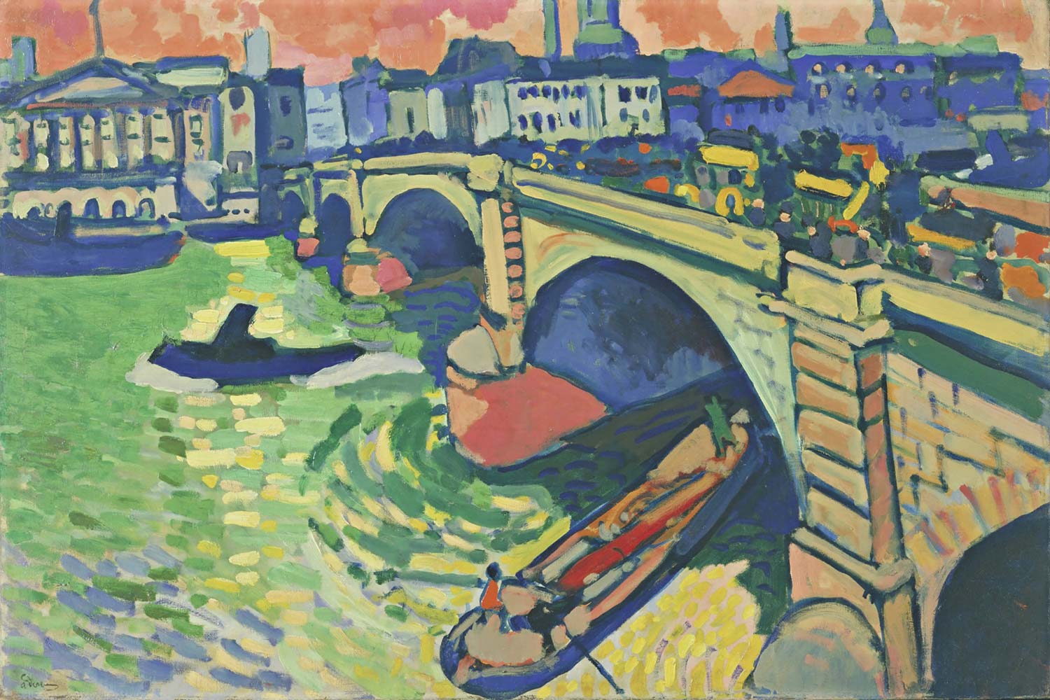 Andre Derain Londra Köprüsü Kanvas Tablo