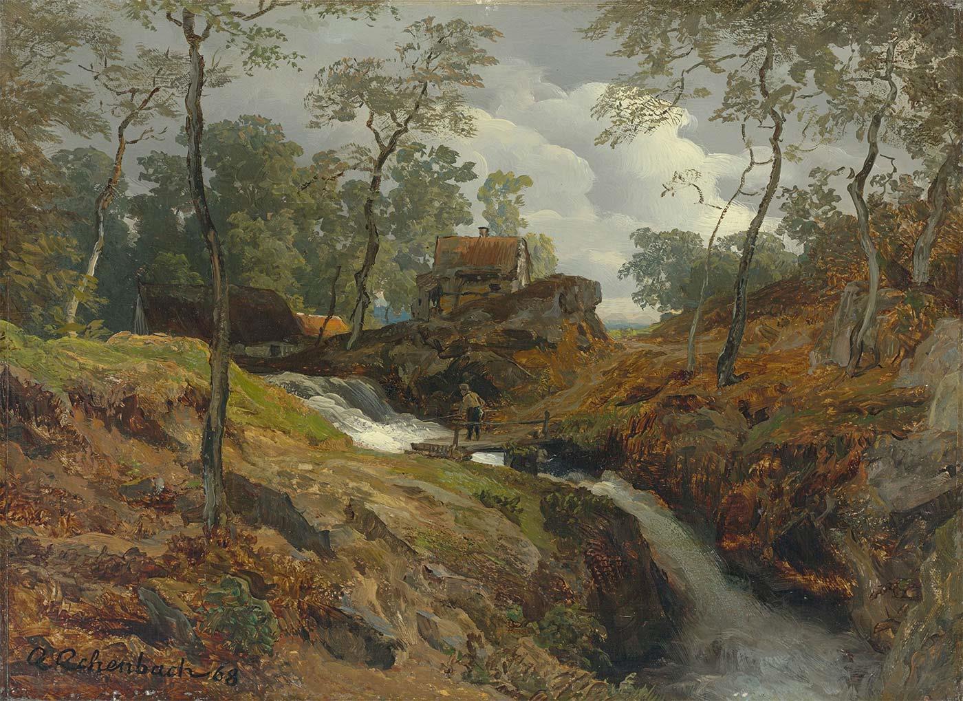 Am Wildbach by Andreas Achenbach