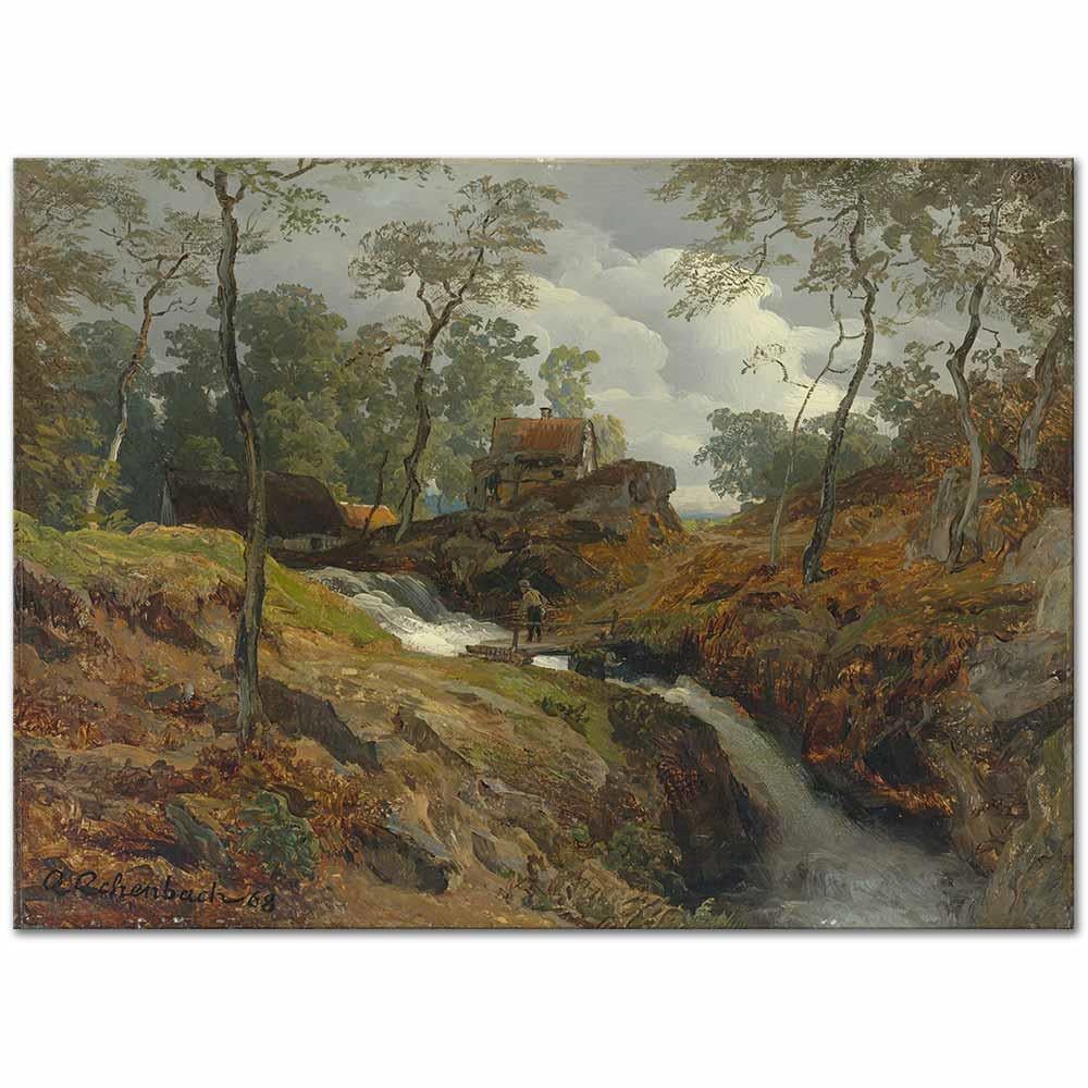 Am Wildbach by Andreas Achenbach
