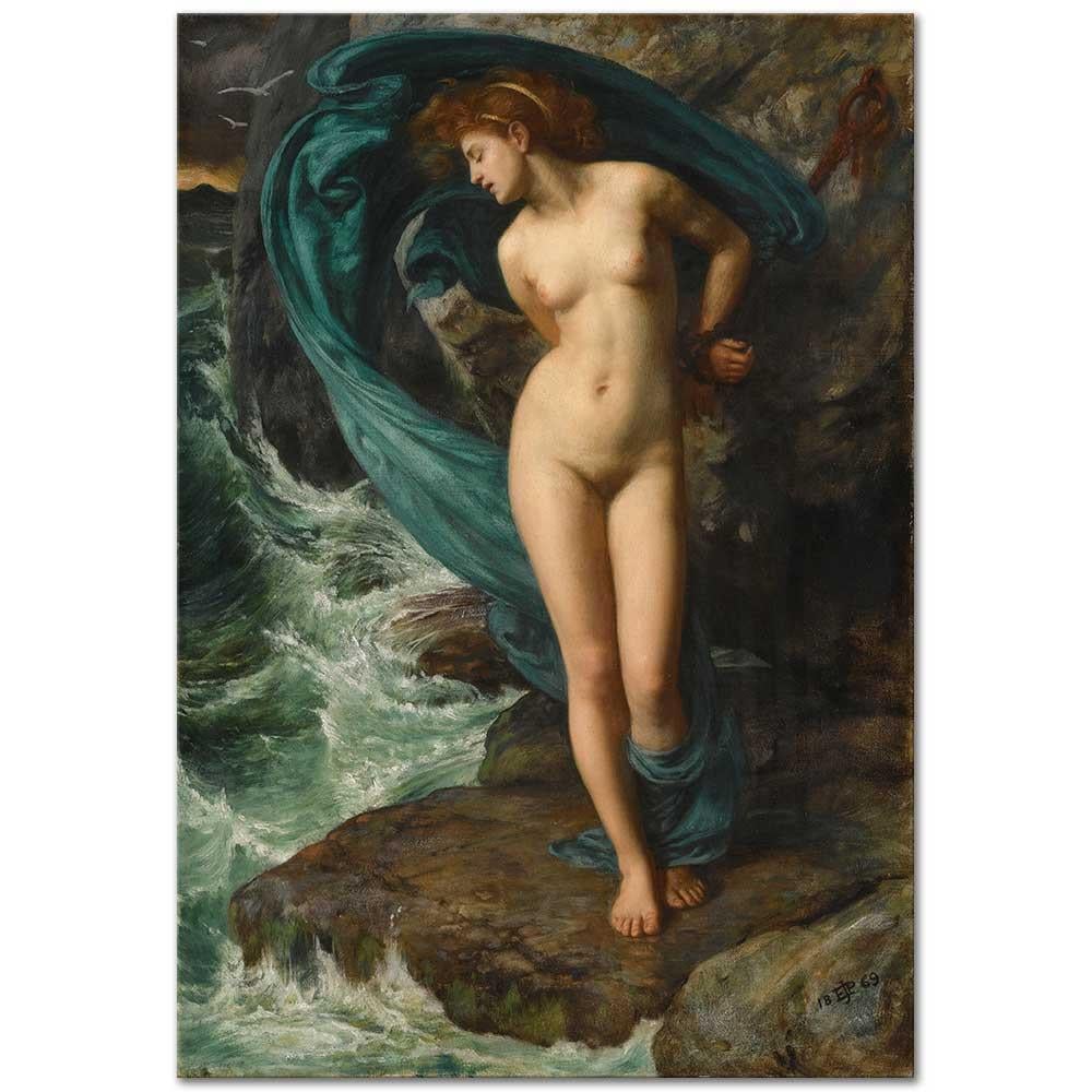 Edward John Poynter Andromeda Kanvas Tablo