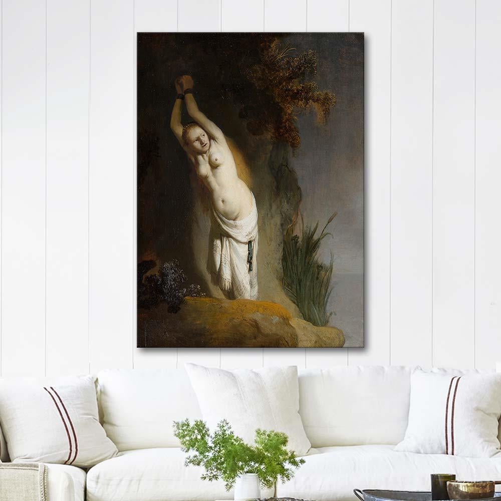 Andromeda by Rembrandt van Rijn as Art Print