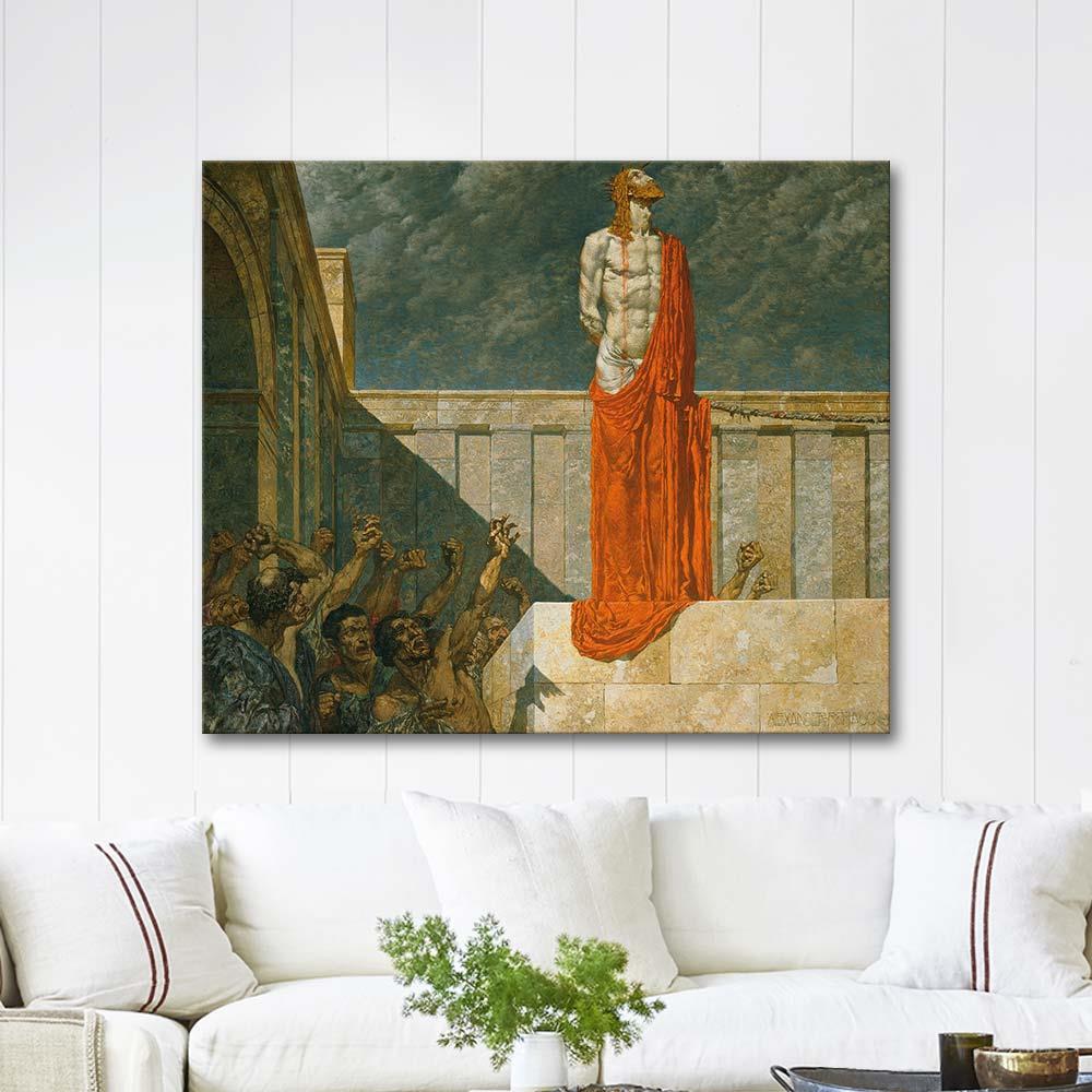 Ans Kreuz mit ihm! by Alexander Rothaug as Art Print