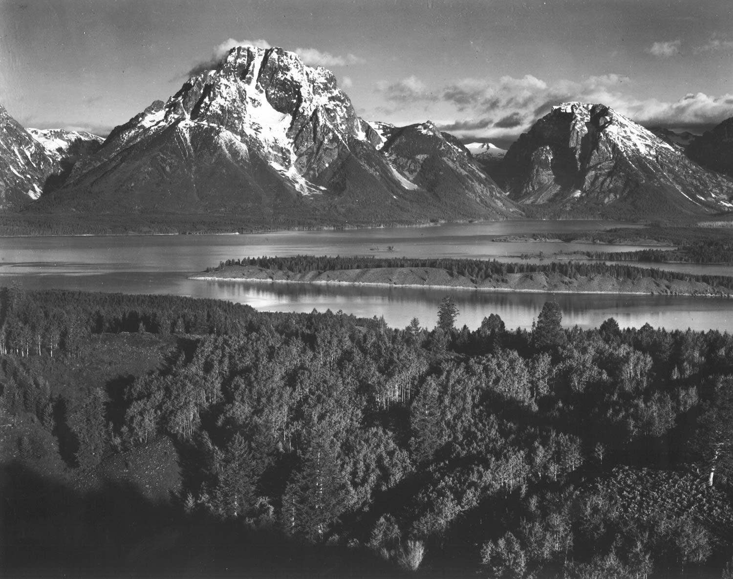 Ansel Adams Grand Teton Art Print