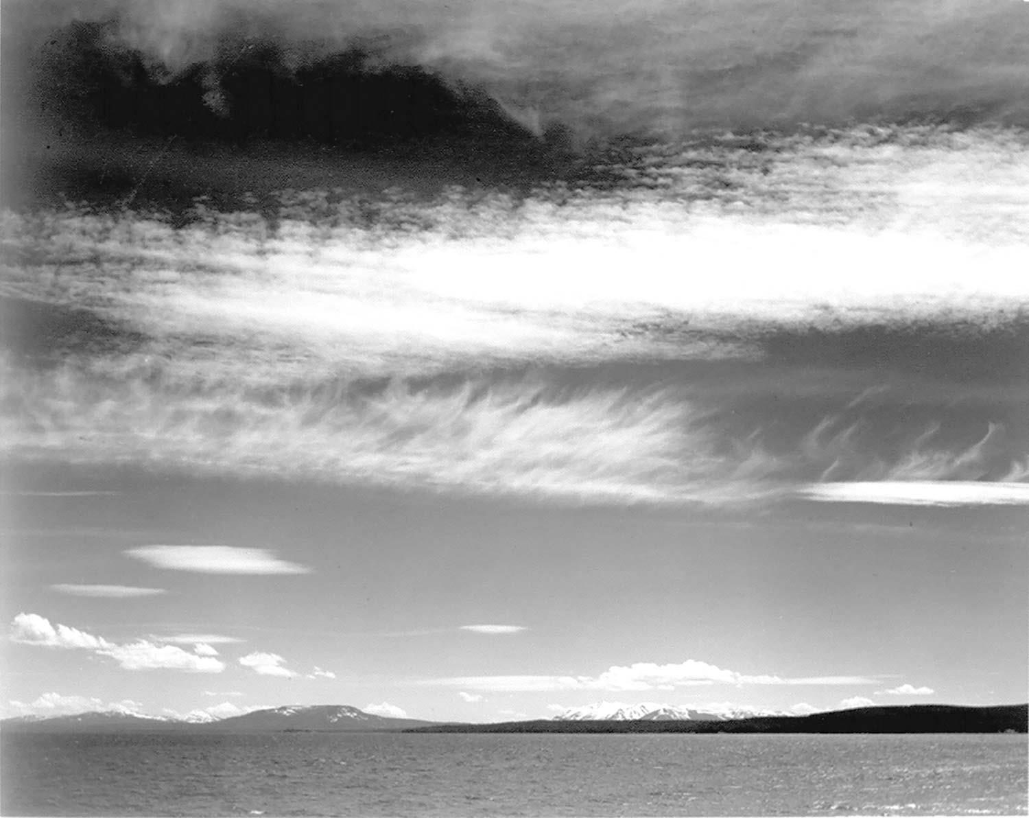 Ansel Adams Yellowstone Lake Art Print